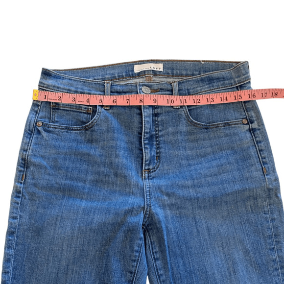 Loft Raw Hem Skinny Ankle Jeans 29 - Picture 6 of 8
